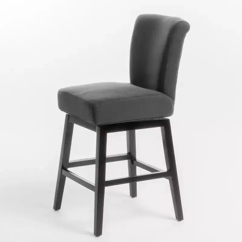 Tabouret de comptoir pivotant rembourré contemporain de 69,85 cm