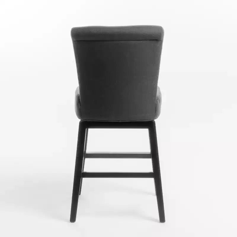 Tabouret de comptoir pivotant rembourré contemporain de 69,85 cm
