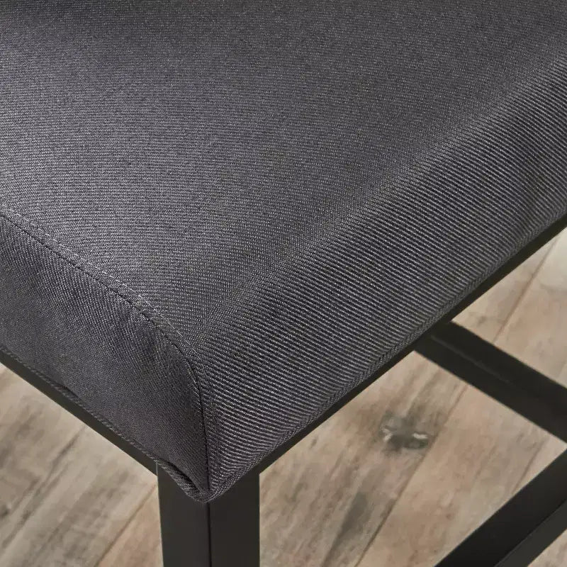 Tabouret de comptoir pivotant rembourré contemporain de 69,85 cm