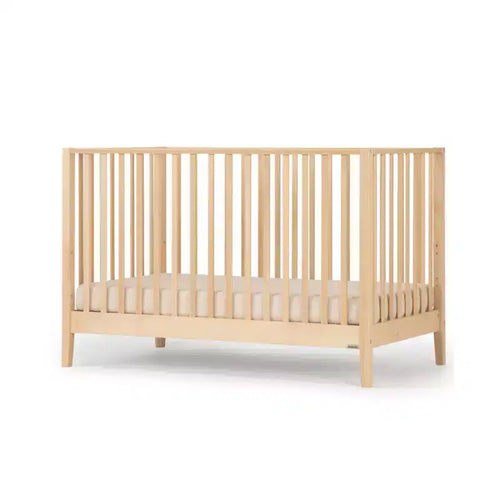 Lit bébé convertible 3-en-1, Fabriqué en Italie, Hêtre massif - Certifié GREENGUARD Gold