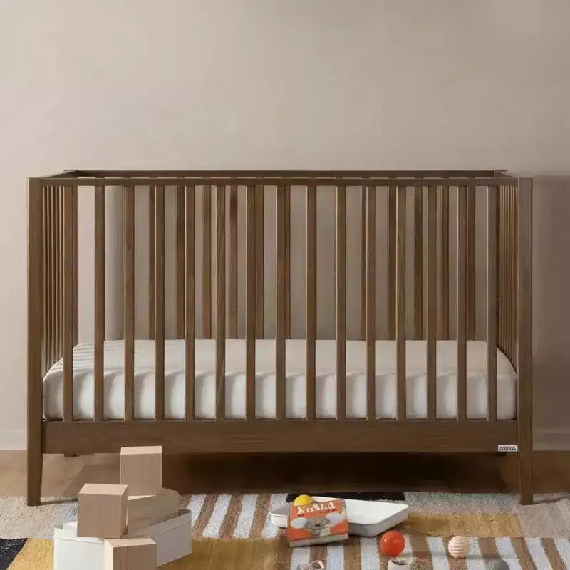 Lit bébé convertible 3-en-1, Fabriqué en Italie, Hêtre massif - Certifié GREENGUARD Gold