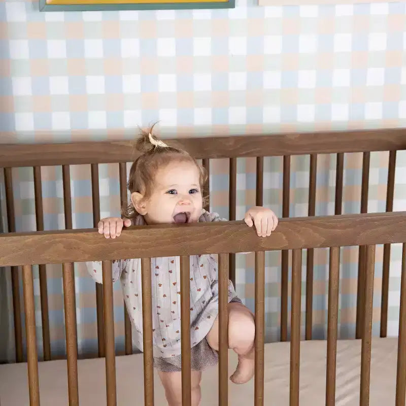 Lit de bébé convertible 3-en-1, en hêtre massif européen, fabriqué en Italie - GREENGUARD Gold