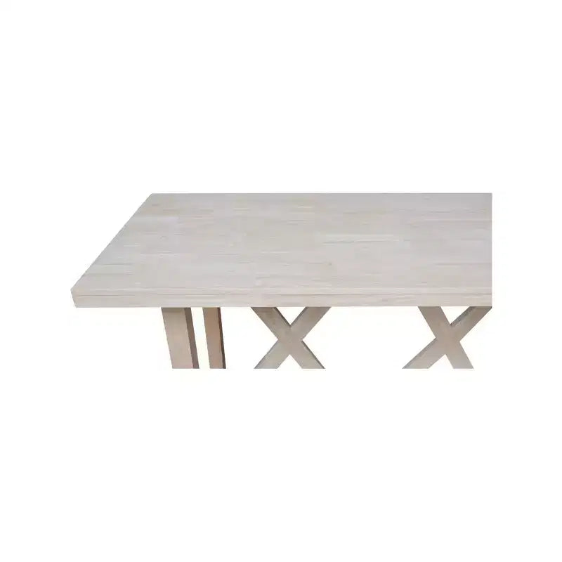 Table haute de bar inachevée en Parawood massif
