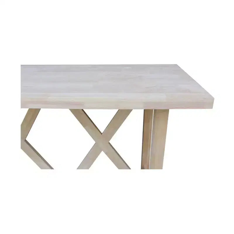 Table haute de bar inachevée en Parawood massif