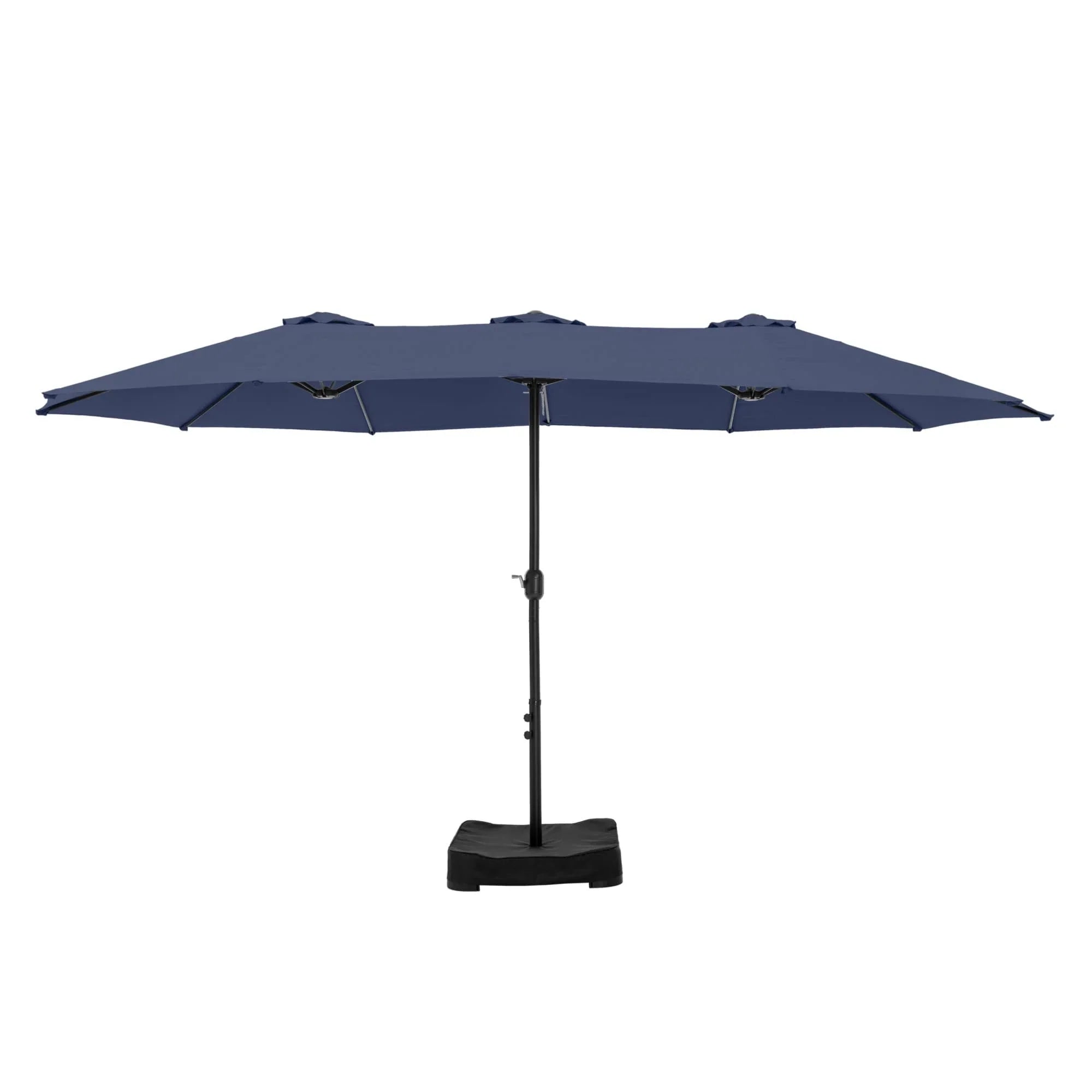 MAISON ARTS Grand Parasol Double Face de 4,5 m avec Base Incluse pour Patio