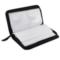 Organisateur de rangement portable pour CD/DVD avec fermeture éclair en nylon 11,2 x 6 x 2 - Noir et vert