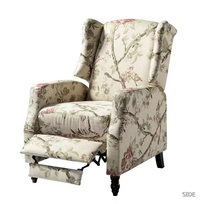 Fauteuil inclinable manuel moderne en polyester pour salon