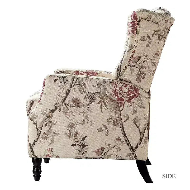 Fauteuil inclinable manuel moderne en polyester pour salon