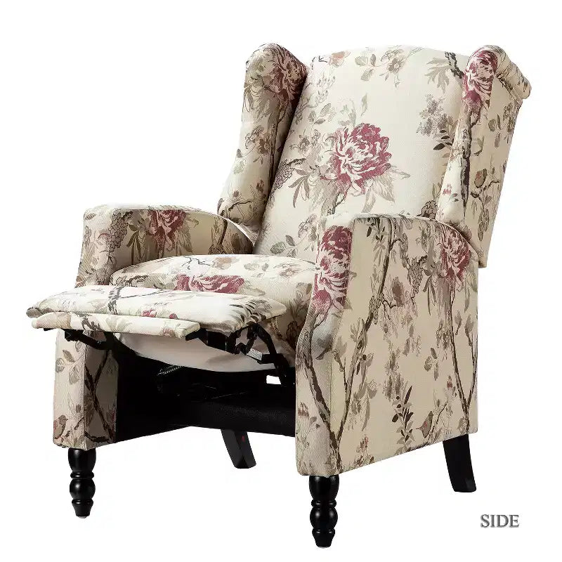 Fauteuil inclinable manuel moderne en polyester pour salon