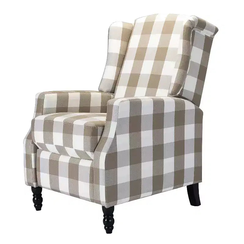 Fauteuil inclinable manuel moderne en polyester pour salon