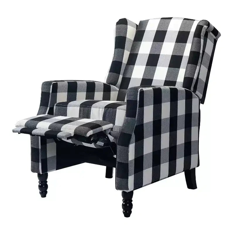 Fauteuil inclinable manuel moderne en polyester pour salon