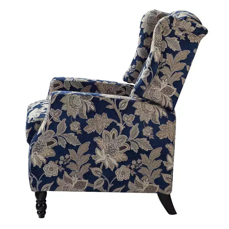 Fauteuil inclinable manuel moderne en polyester pour salon