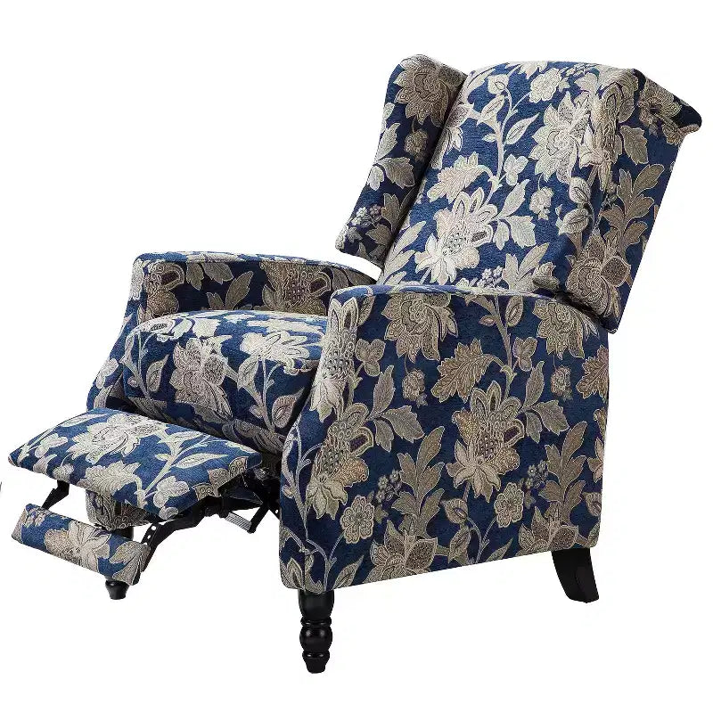 Fauteuil inclinable manuel moderne en polyester pour salon