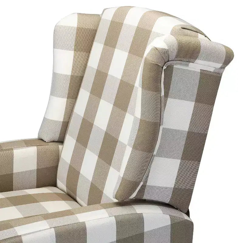 Fauteuil inclinable manuel moderne en polyester pour salon