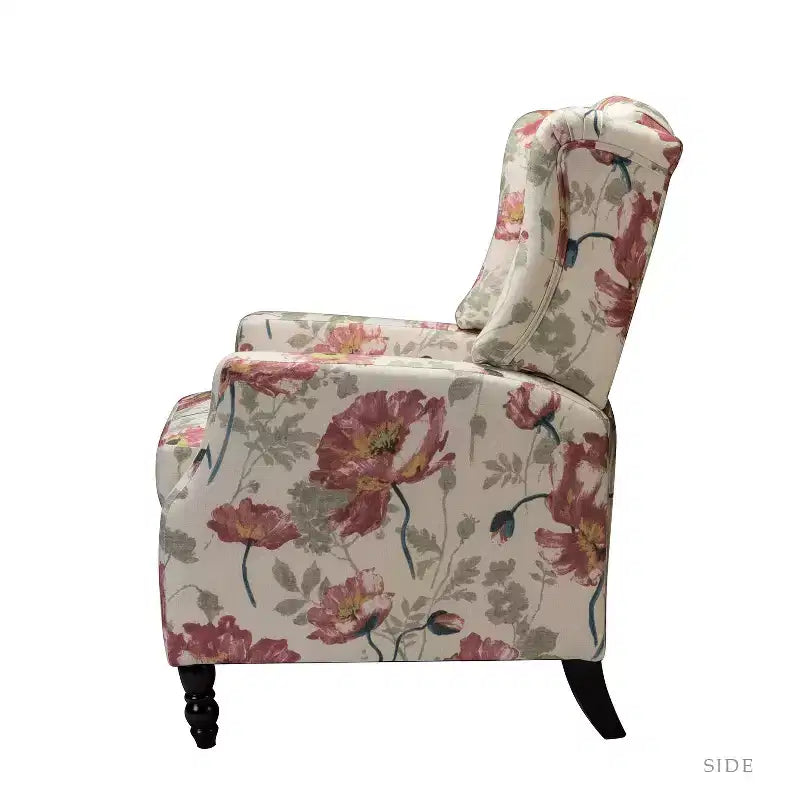 Fauteuil inclinable manuel moderne en polyester pour salon