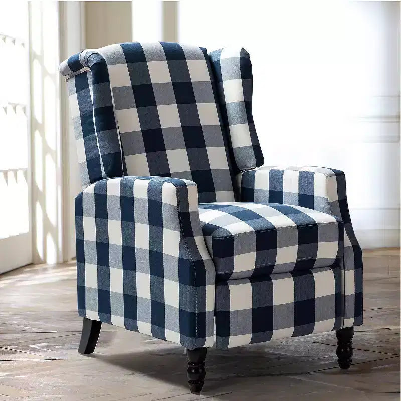 Fauteuil inclinable manuel moderne en polyester pour salon