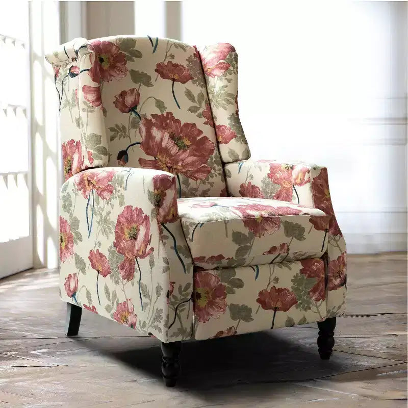 Fauteuil inclinable manuel moderne en polyester pour salon