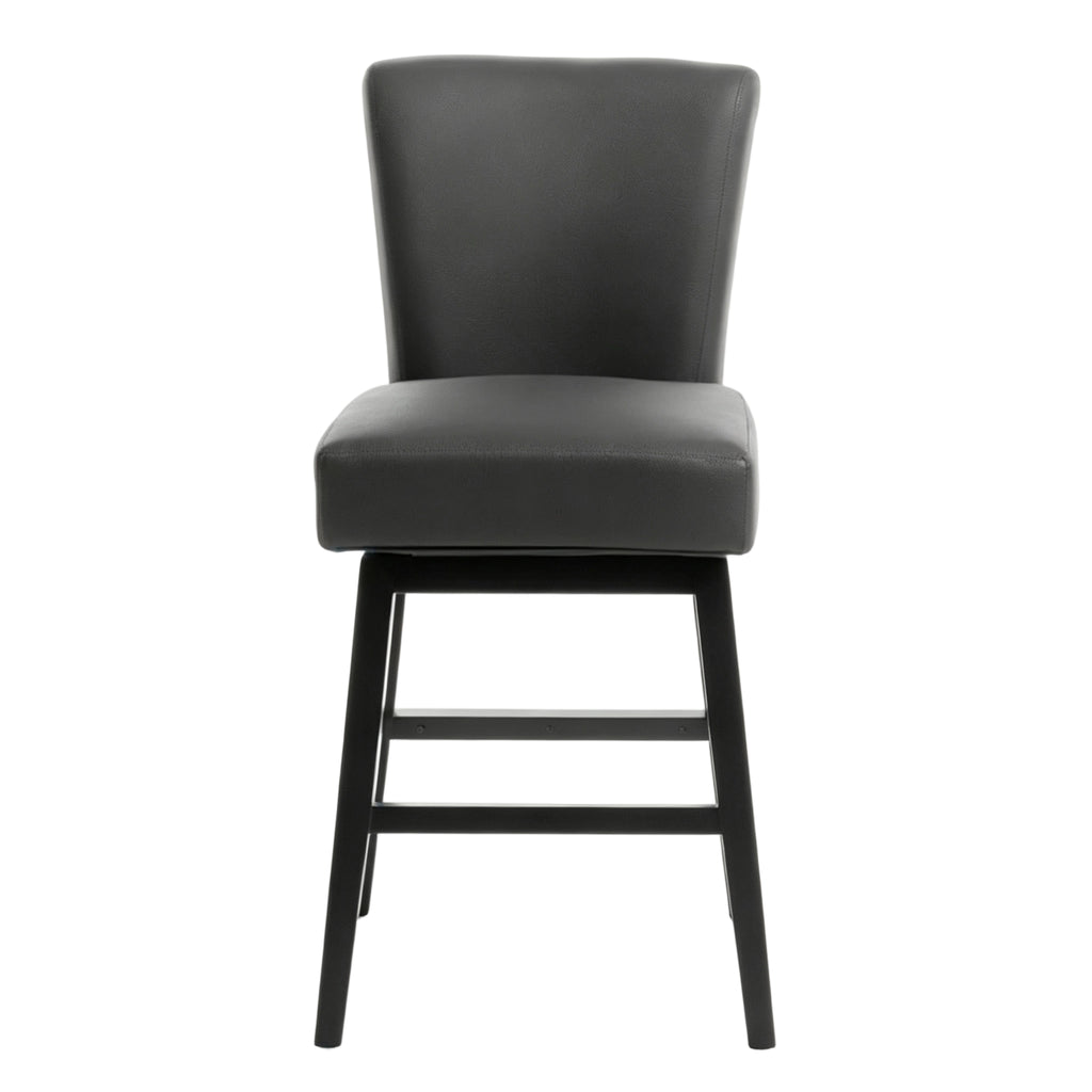 Tabouret de comptoir pivotant rembourré contemporain de 69,85 cm